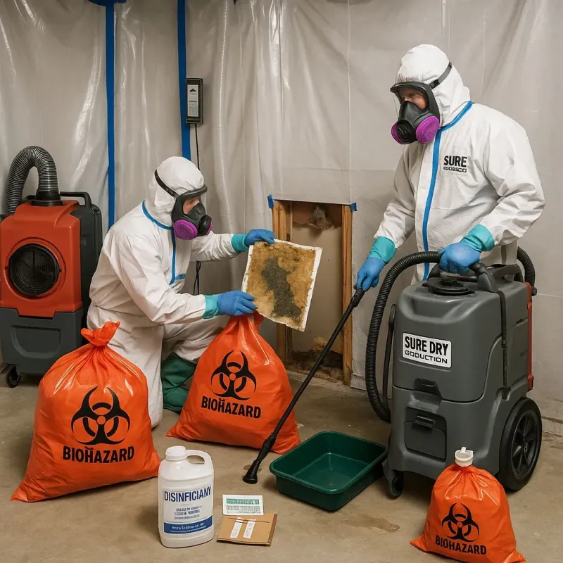 Contaminated Water Handling Protocols process in Holcomb, KS